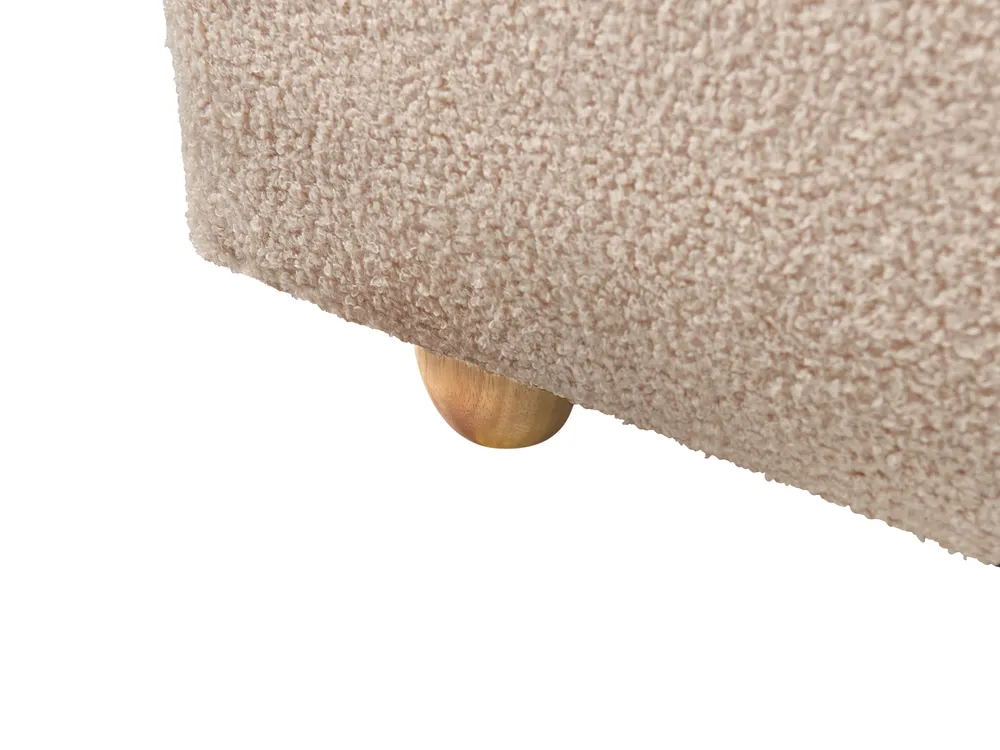 Ottoman Bed BLAGNAC Boucle Beige 180 x 200 cm (EU Super King)_960624