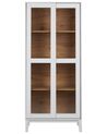 Armoire à vitrine avec portes vitrées blanc RUMSON_913780
