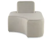 Garden Lounge Set with Table 2 Seater FABRO Modular Light Grey_830451