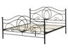 Metal EU King Size Bed Black LYRA_676920