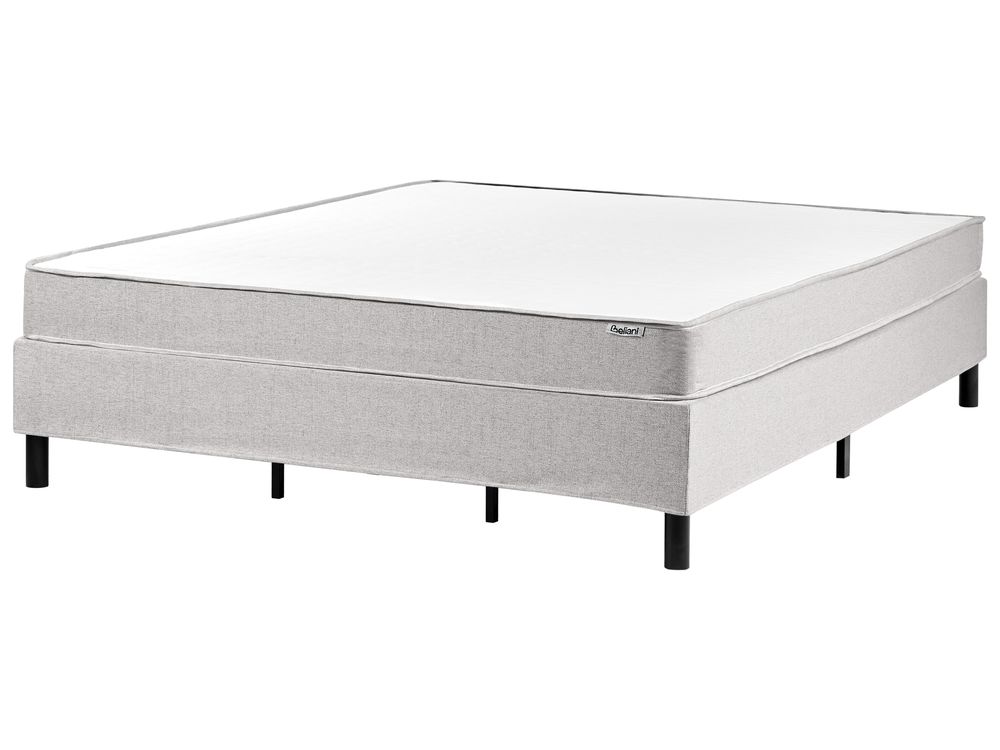 Divano letto senza testiera Tessuto COUNTESS 180 x 200 cm Grigio chiaro