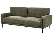 Sofa 3-Sitzer SKARO Chenillegewebe Grün_1156682
