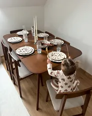 Set di 2 sedie da pranzo STACY Legno Tortora_961196