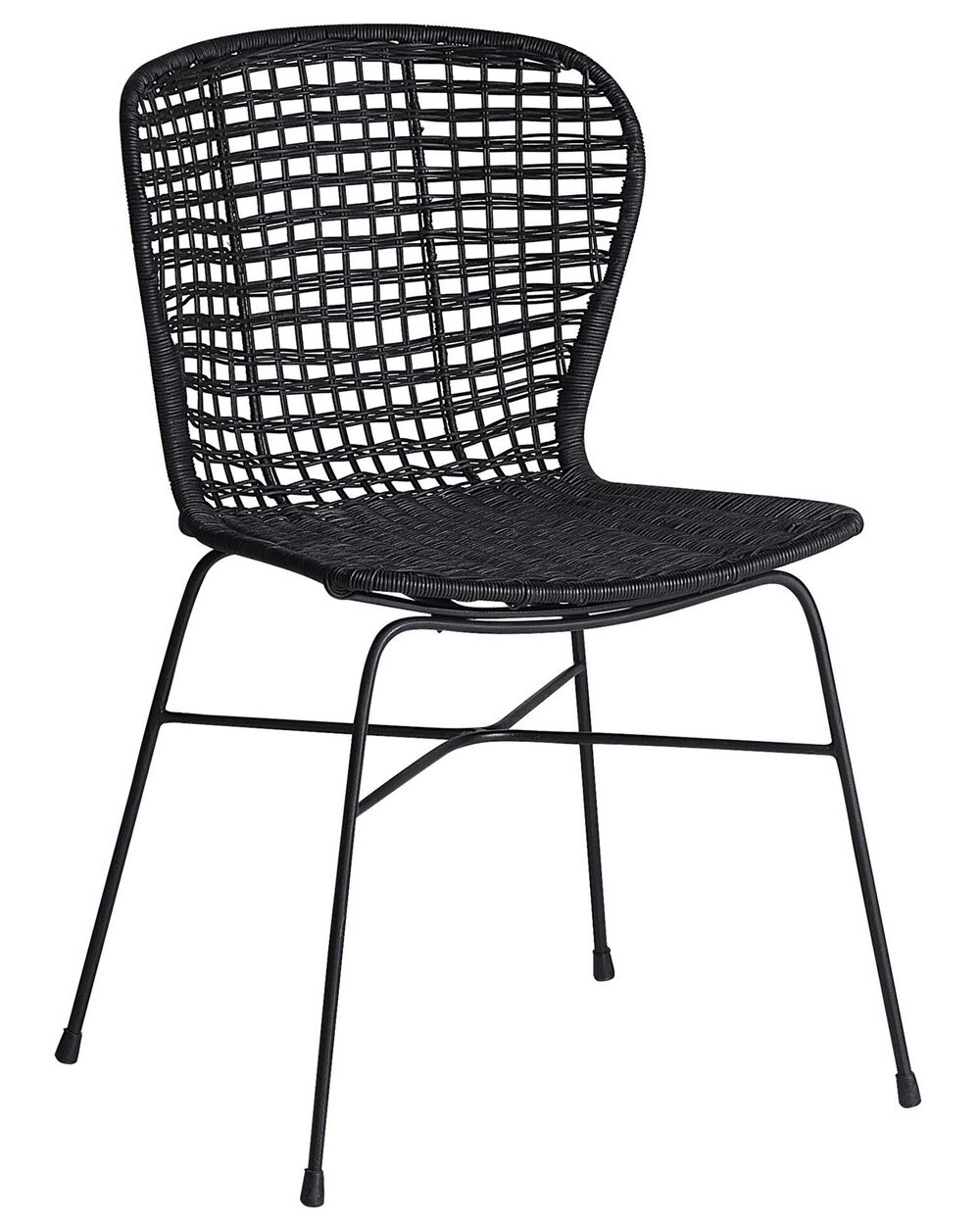 Plastic rattan dining chairs hotsell