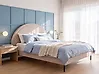 Bed Boucle MARGUT 180 x 200 cm (EU Super King) Beige
