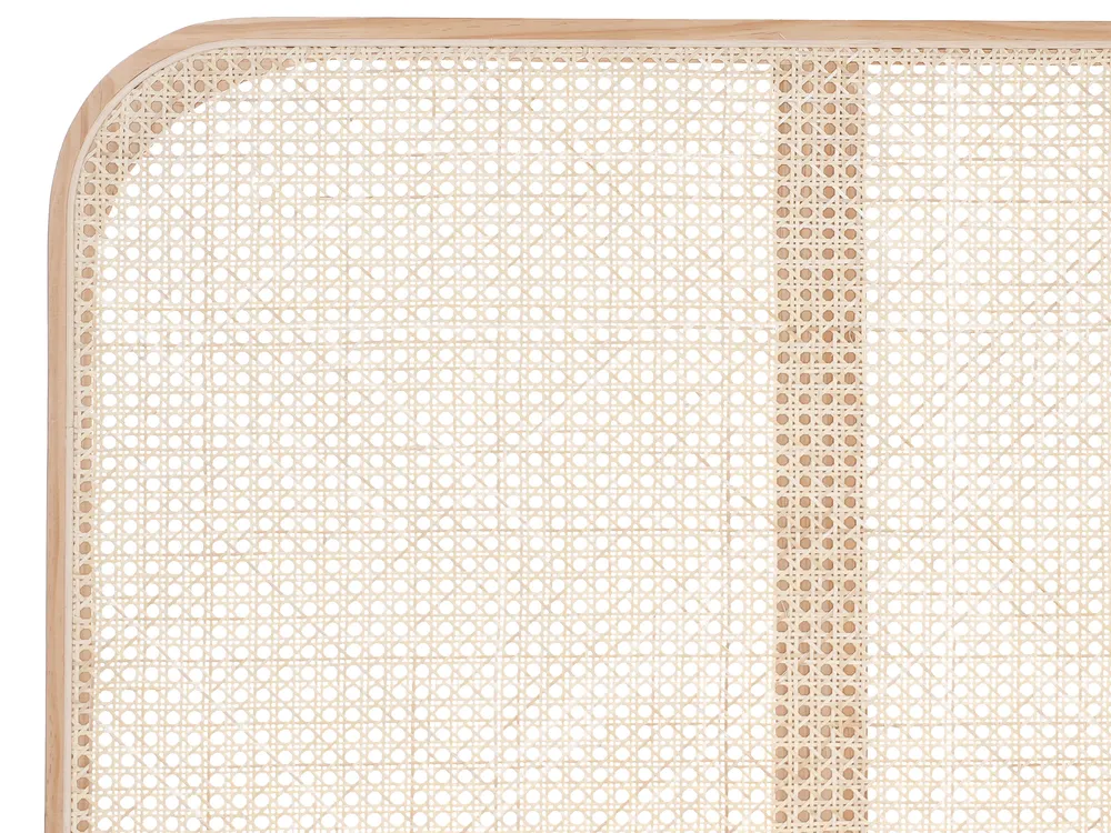 Bett mit Lattenrost Kiefernholz GONFARON 160 x 200 cm Hellbraun_977117