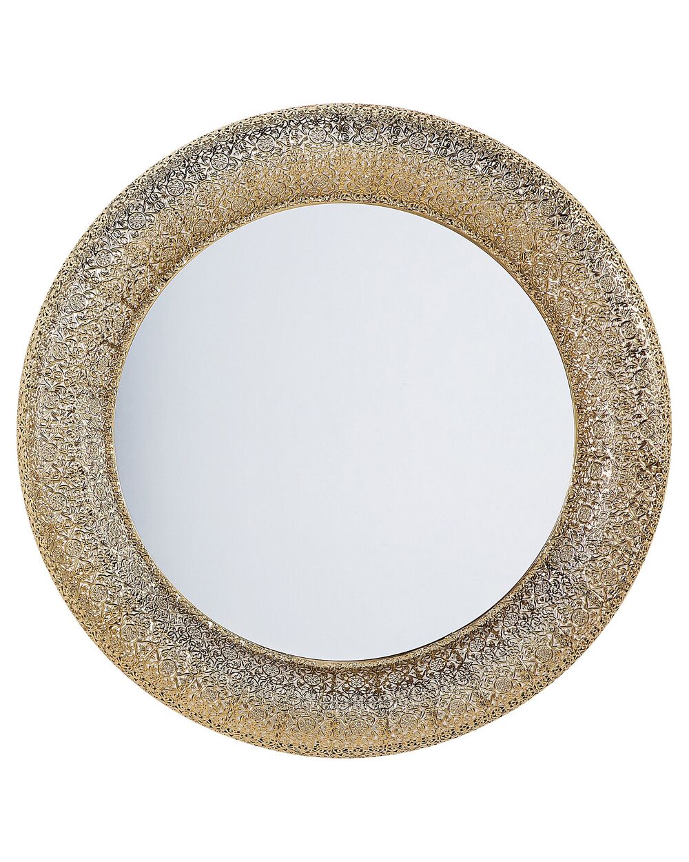 Wall Mirror CHANNAY 80 cm 80 cm Metal Gold