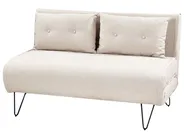 Sofa Bed 2 Seater VESTFOLD Fabric Light Beige_930338
