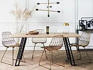 Dining Table GRAHAM Light Brown 180 cm 90 cm_1178434