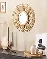 Wall Mirror PASAKU 60 cm 60 cm Rattan Natural
