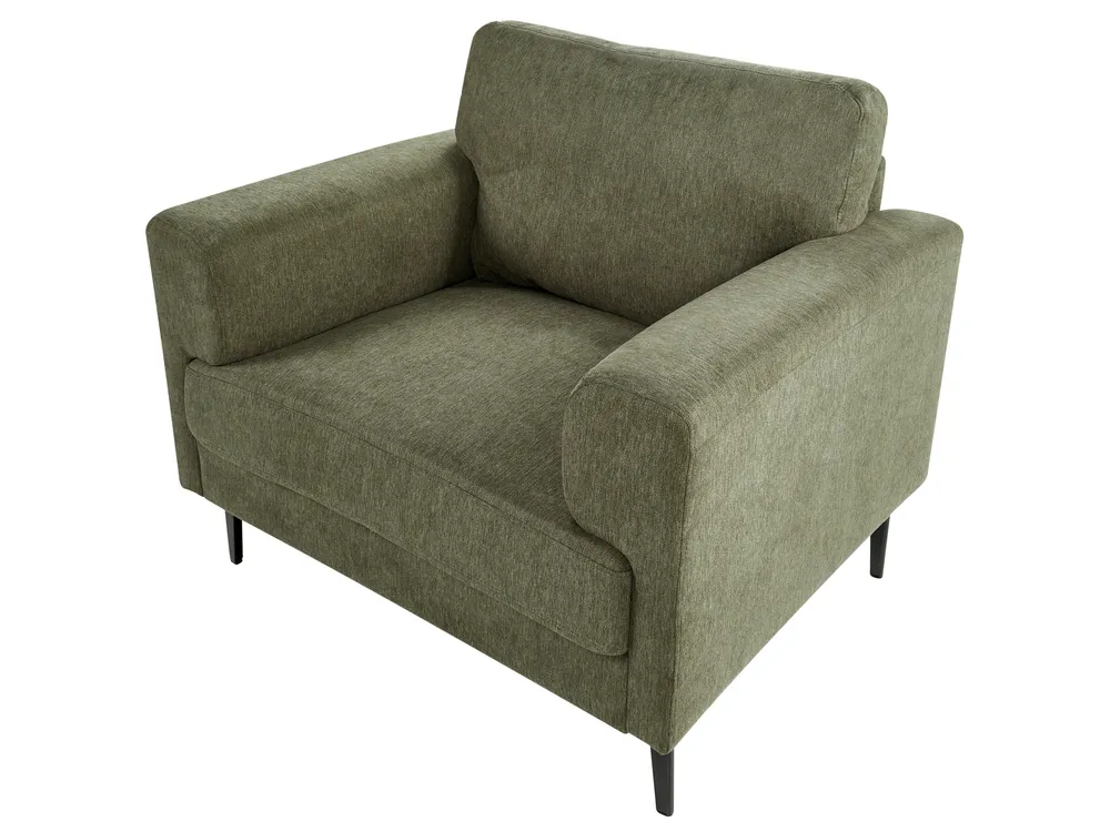 Set da salotto 7 posti LOUSTO Tessuto Verde_1043860