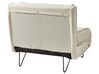 Divano letto tessuto bouclé beige chiaro VESTFOLD_930409