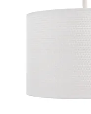Pendant Lamp LOKY Metal White/ Beige_1067589