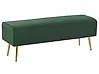 Upholstered Bench PATERSON Velvet Emerald Green