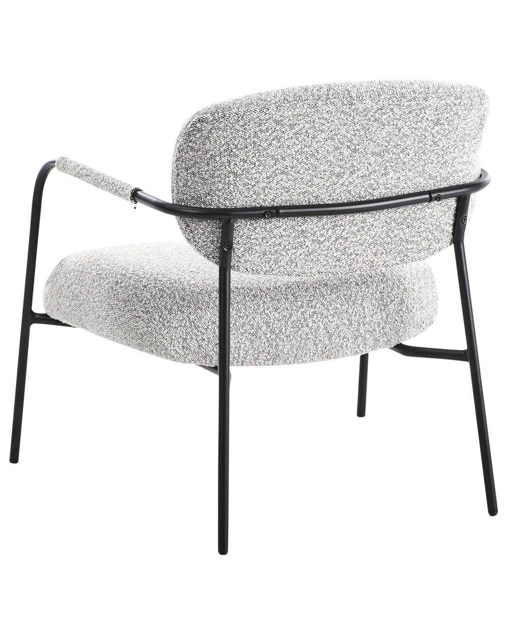 Poltrona AUSVIKA Tessuto Nero/Bianco_991810
