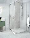 Shower Enclosure DARLI 800 x 800 x 1850 mm Silver