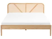 Bett mit Lattenrost Kiefernholz BELLEME 160 x 200 cm Hellbraun_1082482