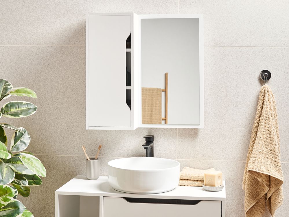 Nástěnná skříňka PALMAS 60 cm 60 cm Bílá