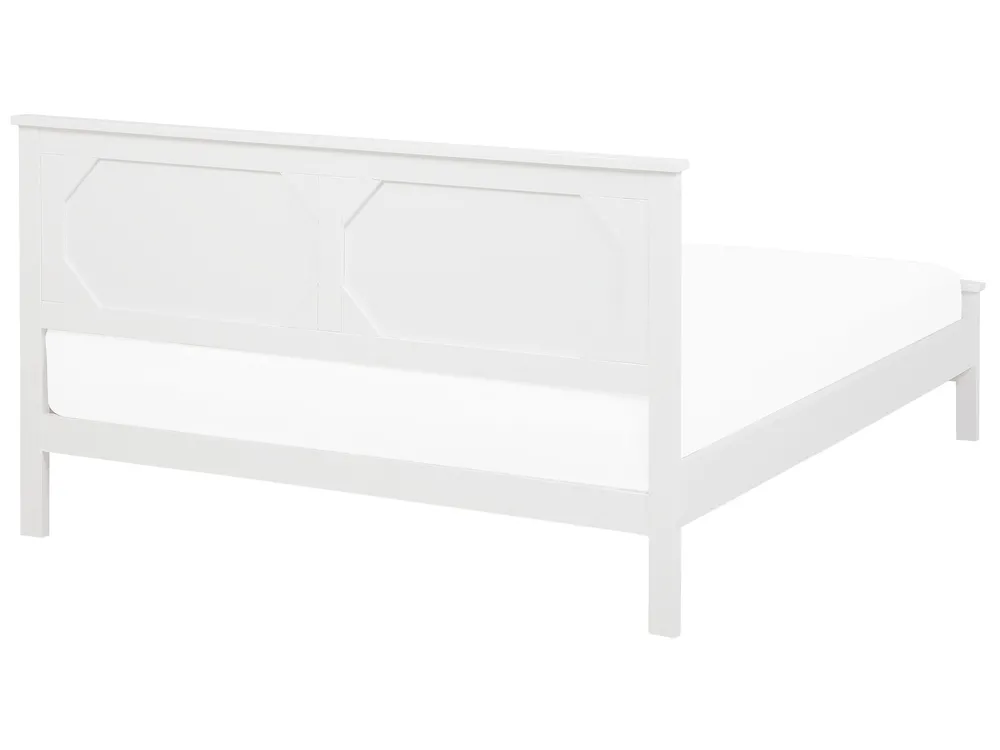 Łóżko Drewno sosnowe OLIVET 180 x 200 cm Biały_744459