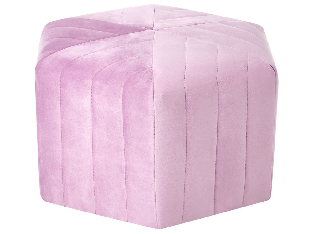 Pouffe MURIETTA Velvet Light Violet