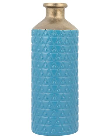 Vaso de cerâmica grés azul 39 cm ARSIN