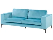 Sofa 3 Seater VADSTENA Velvet Light Blue_771420