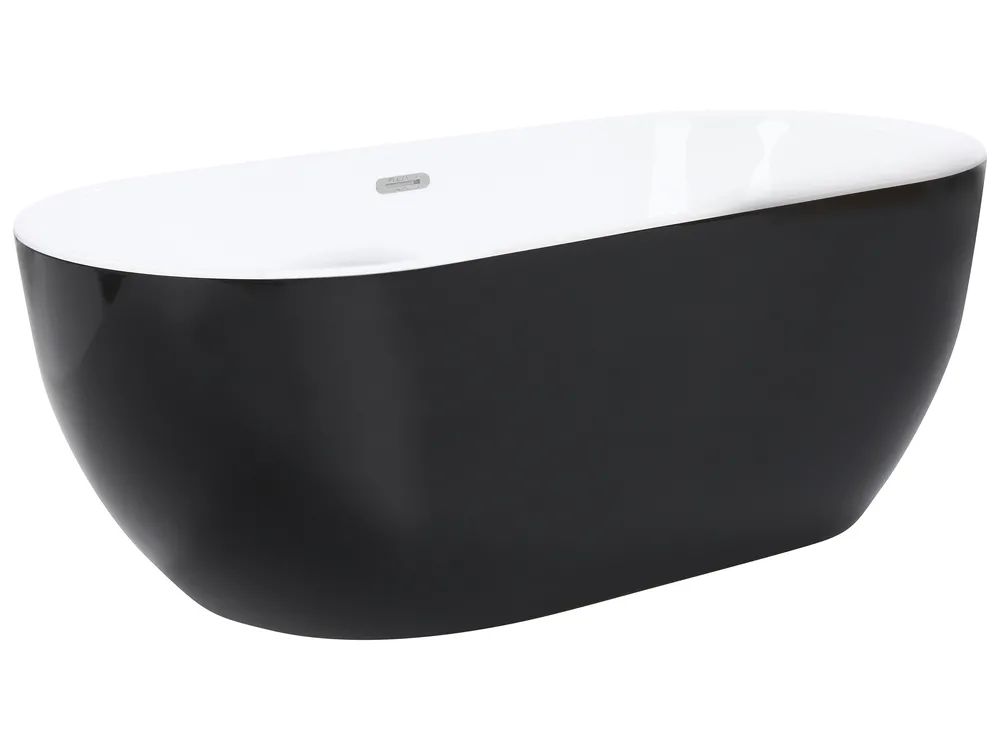 Freestanding Bathtub NEVIS 1700 x 800 mm Black_806471