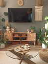 Mueble TV de madera de caucho clara 145 x 59 cm CHANDLER_828666