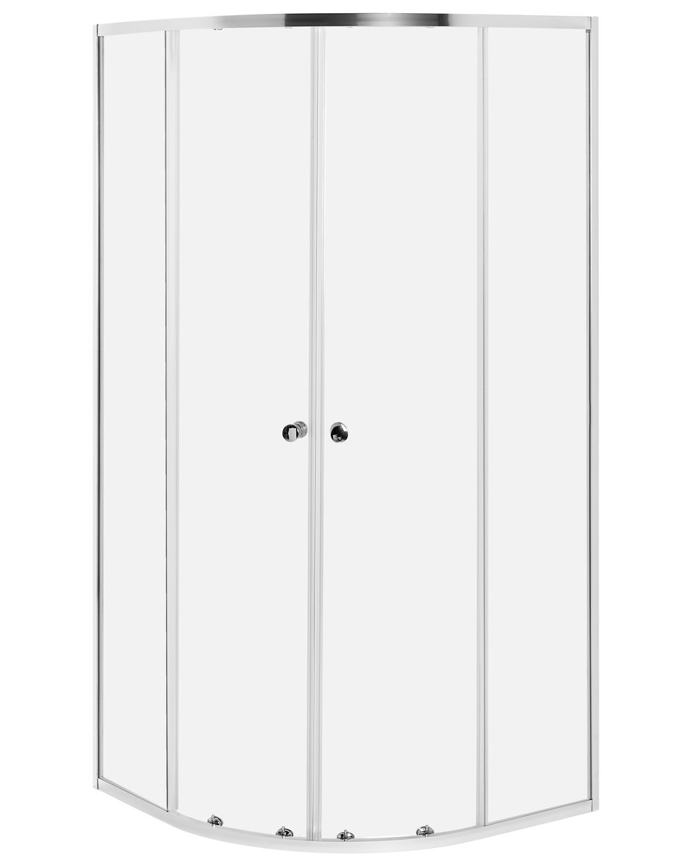 Shower Enclosure ONELLI 900 x 900 x 1900 mm Silver