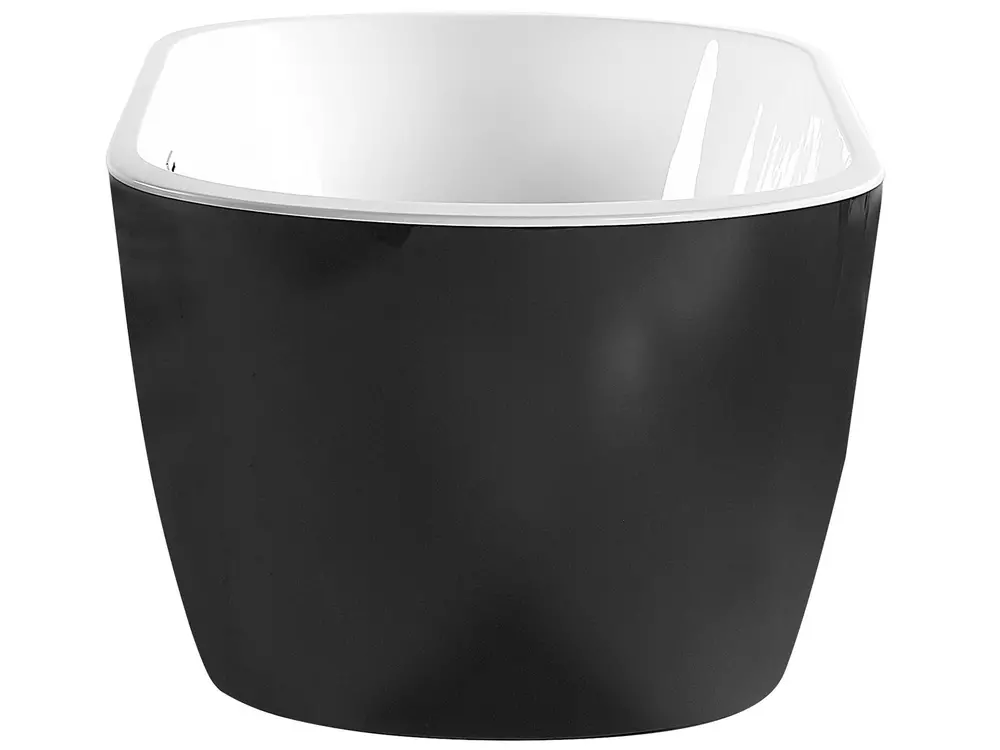 Freestanding Bathtub NEVIS 1500 x 750 mm Black_806454
