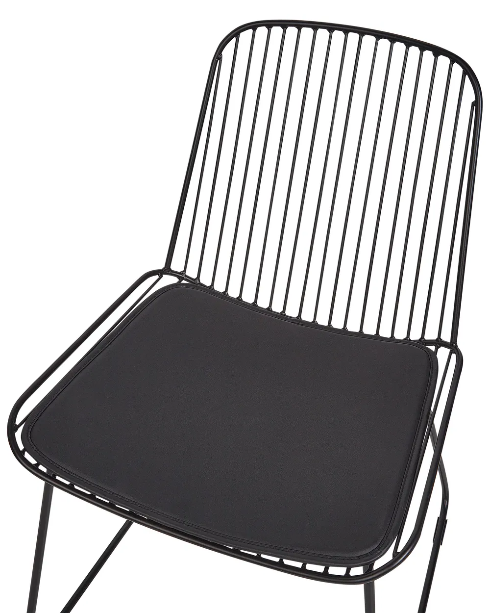 Set di 2 sedie da pranzo PENSACOLA Metallo Nero_907480