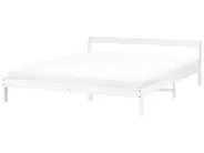 Bed Pine Wood MADONE 180 x 200 cm (EU Super King) White_1131182