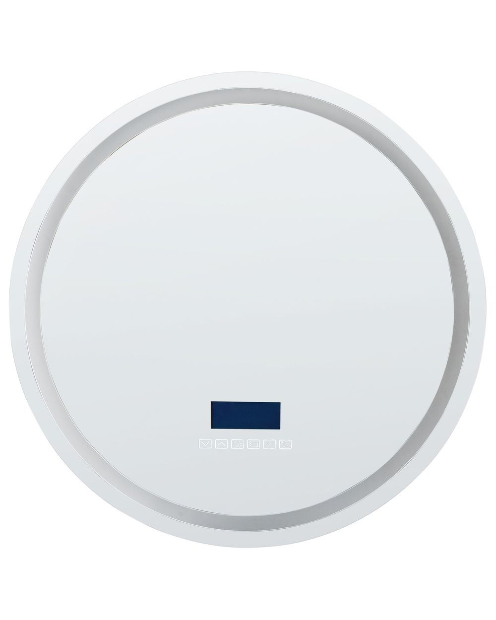 LED-Badezimmer-Spiegel BROGNON 60 cm 60 cm mit Bluetooth-Lautsprecher Silber
