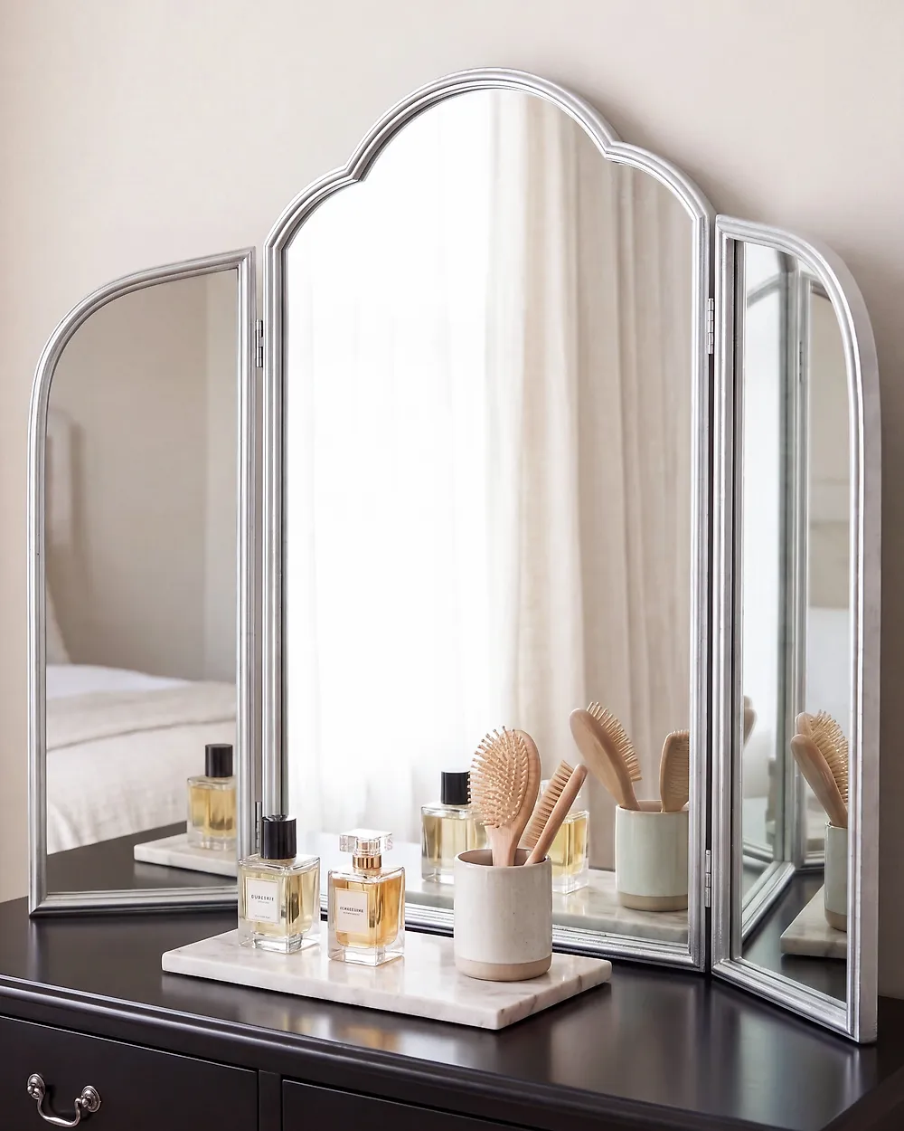Dressing Table Mirror SAVILLY Silver_1194119