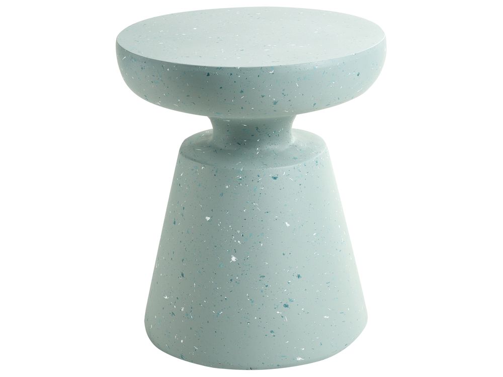 Mesa auxiliar MINCIO 45 cm 45 cm Efecto terrazo Verde