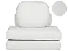 Single Sofa Bed OLDEN Corduroy Off-White