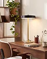 LED Table Lamp EVENLODE with Dimmer Metal Black