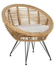 Garden Chair MARATEA Rattan Natural_878324