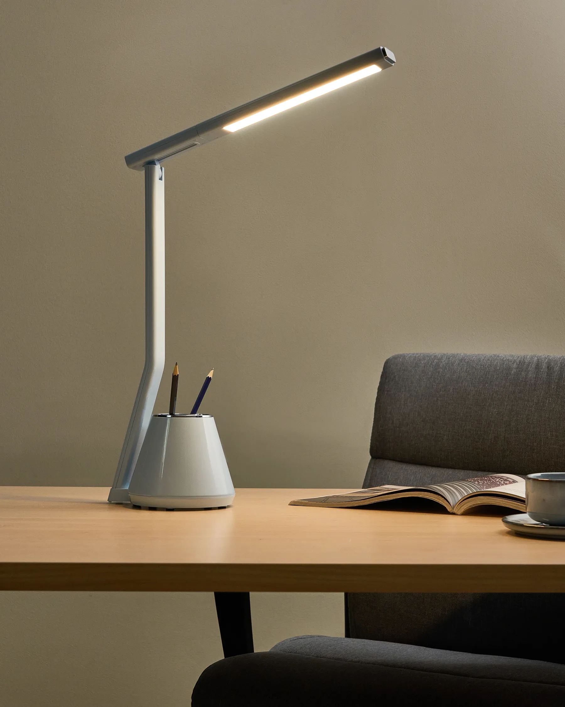 LED Desk Lamp DENEB with Dimmer Light Blue_1019009