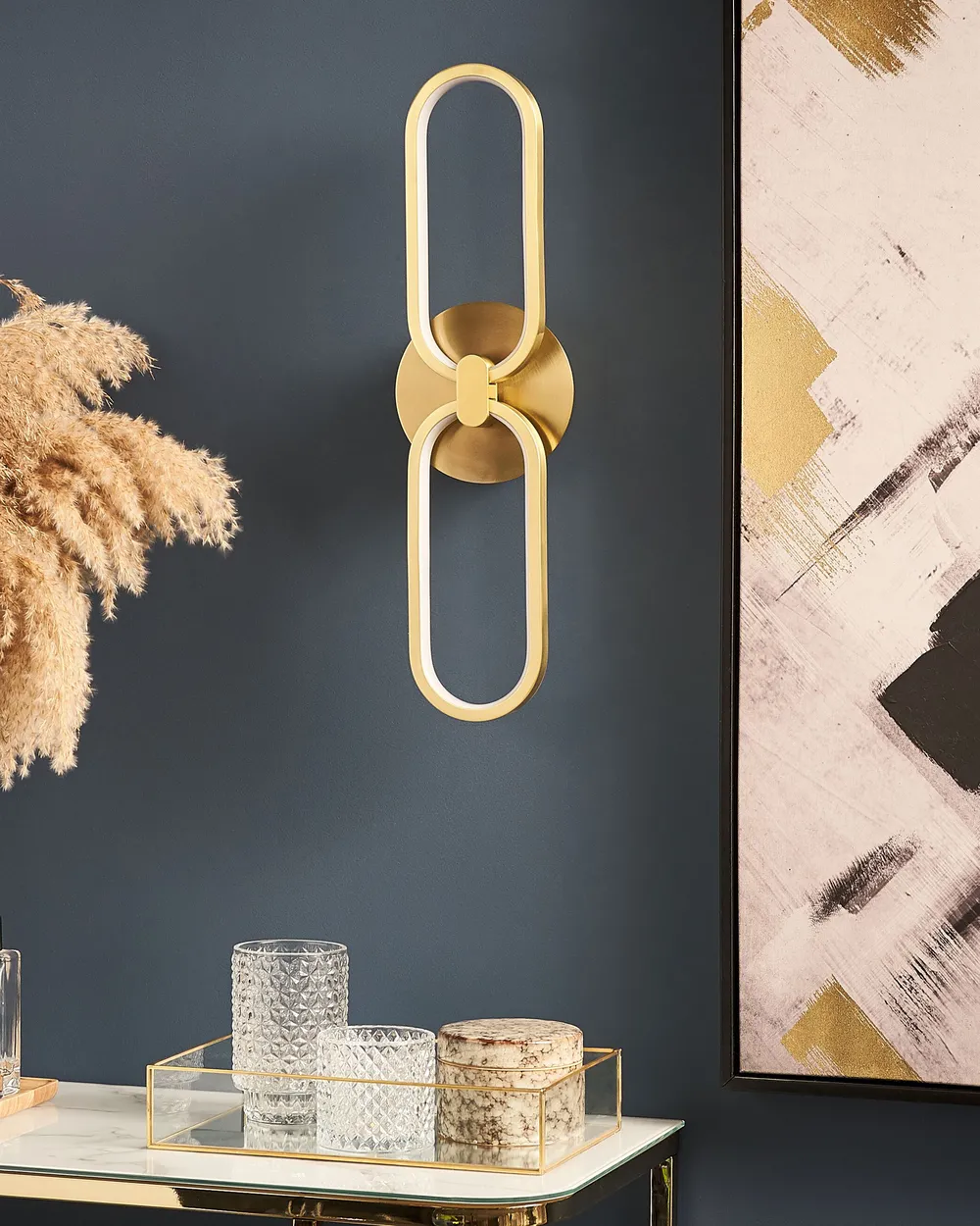 LED Wall Lamp KRANG Metal Gold_824955