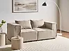Modular Sofa 2 Seater AXEBO Boucle Beige