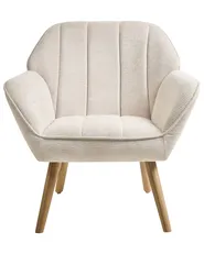 Poltrona TORUD Tessuto Beige chiaro_1012189