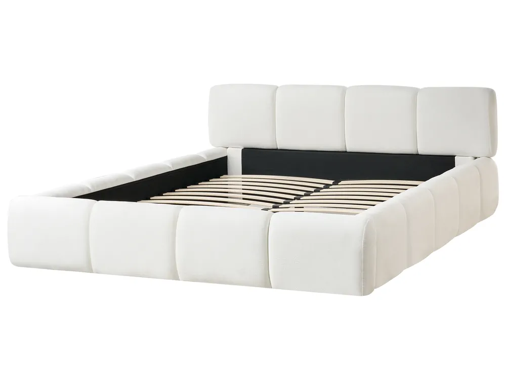 Pat cu lamele ORVILLE 160 x 200 cm Alb-murdar_1025762