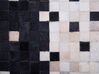 Vloerkleed patchwork zwart/beige 160 x 230 cm ERFELEK_714314
