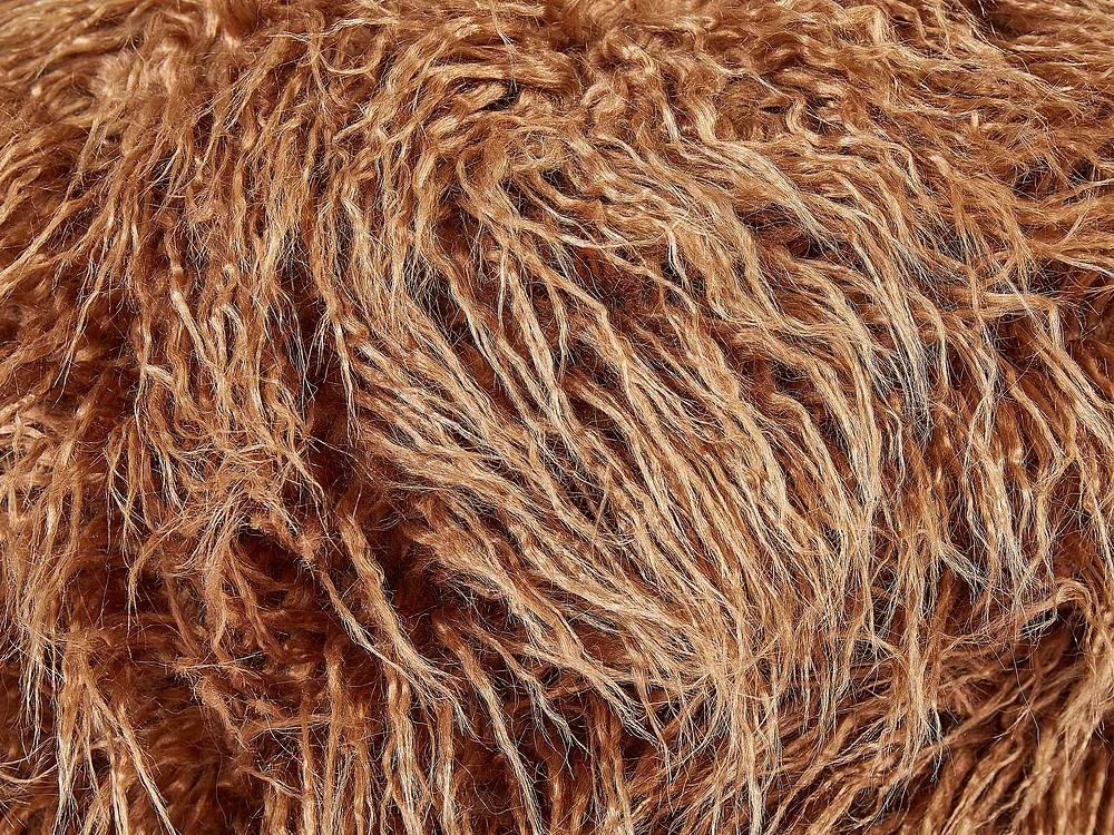 Pouf TUKKI Finta pelliccia Marrone_938910