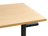 Biurko regulowane elektrycznie DESTINAS 160 cm 72 cm Czarny/ jasny brąz_1000472