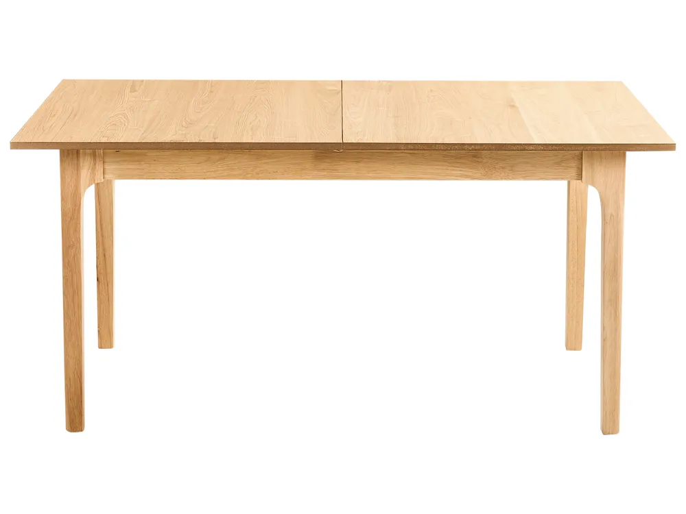 Extending Dining Table DELMAS Light Ash Wood 160/200 cm 90 cm_992924