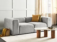 Modulsofa 2-Sitzer FALSTERBO Cord Grau_1172750