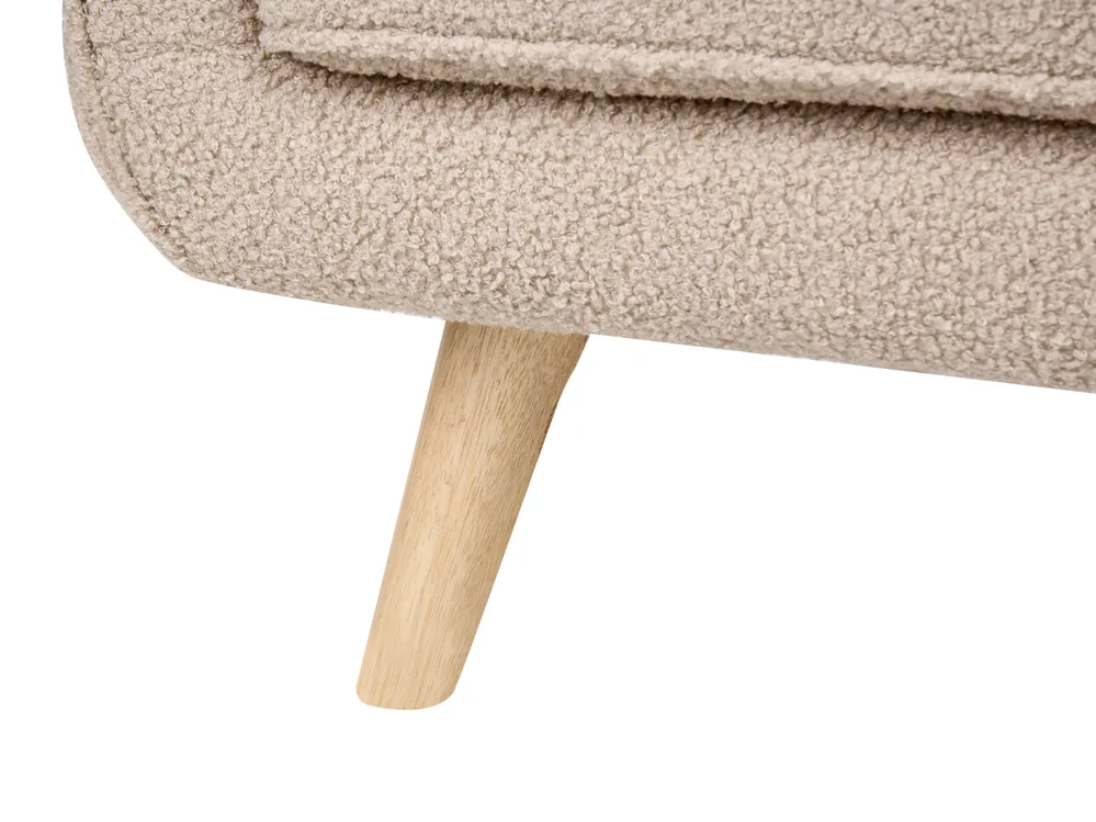 Sofa dla 2 osób KILJA Boucle Beżowy_1113553