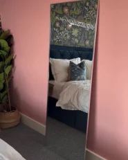 Standing Mirror BEAUVAIS 156 cm Metal Silver_970008